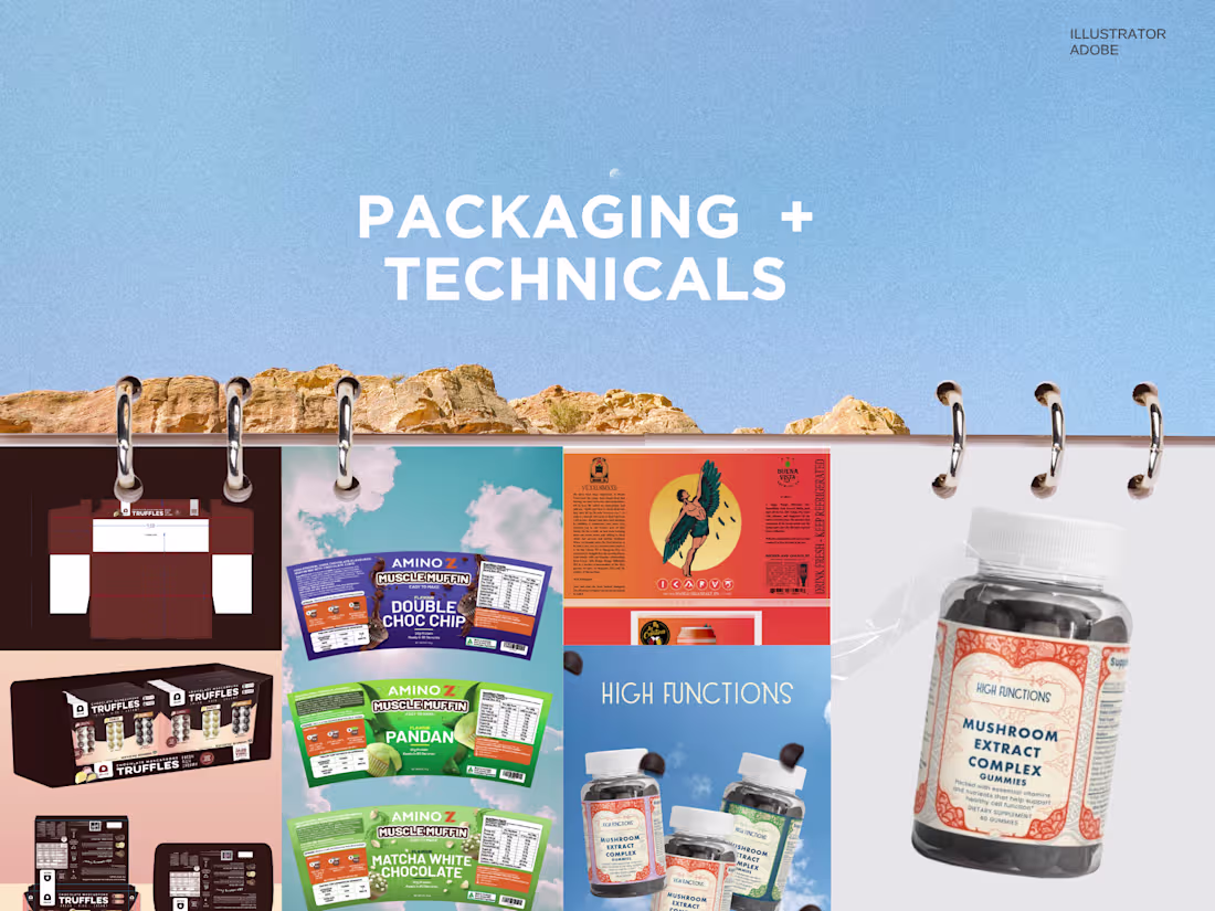 Cover image for Packaging Design + Technicals