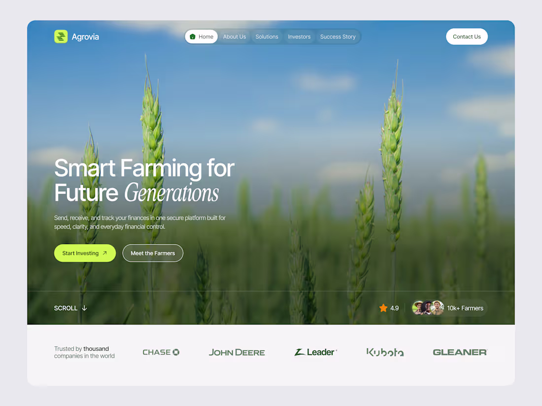 Cover image for Designed a modern agricultural technology