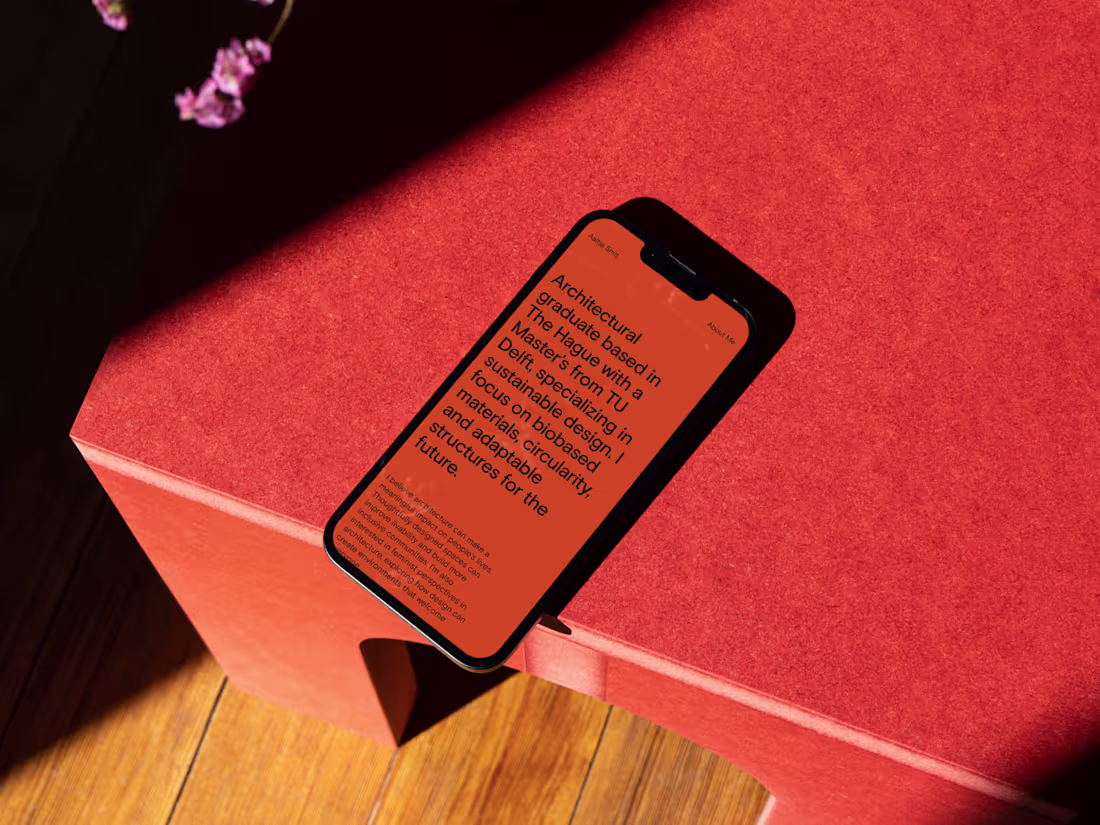 Cover image for Aaltje Smit — Portfolio for an architectural designer