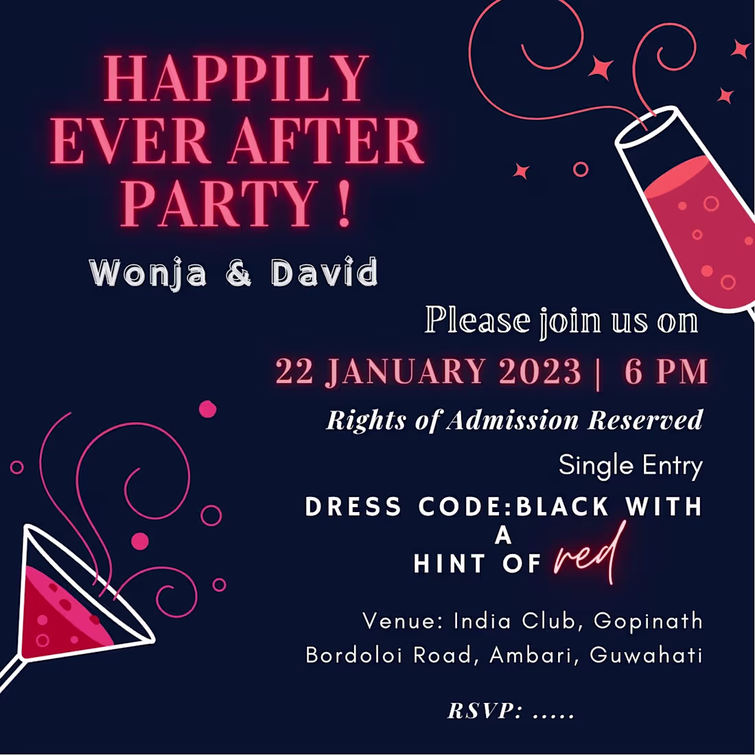 Cover image for Cocktail Party Invitation