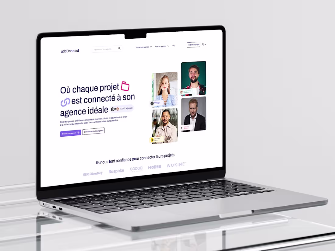Cover image for UX Design - Landing page - addConnect (Case Study)