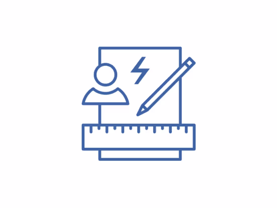 Cover image for Professional Blue Line-Art Icons for