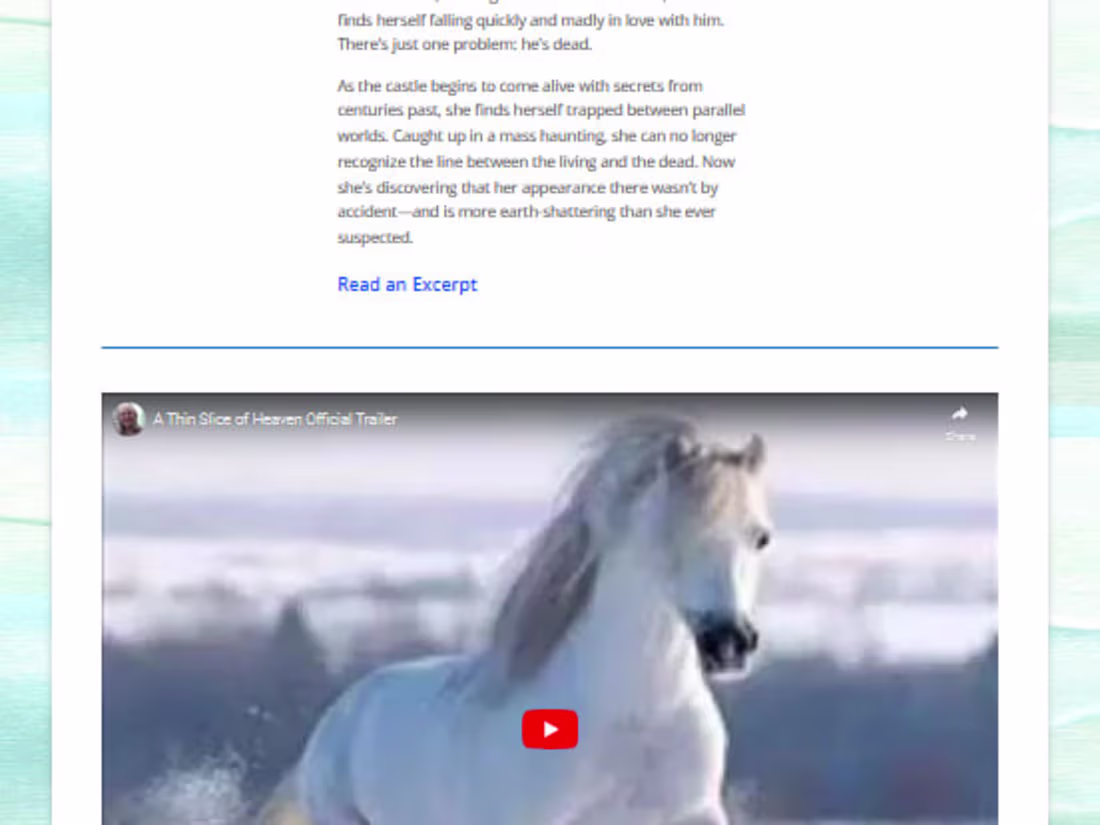 Cover image for Author Website