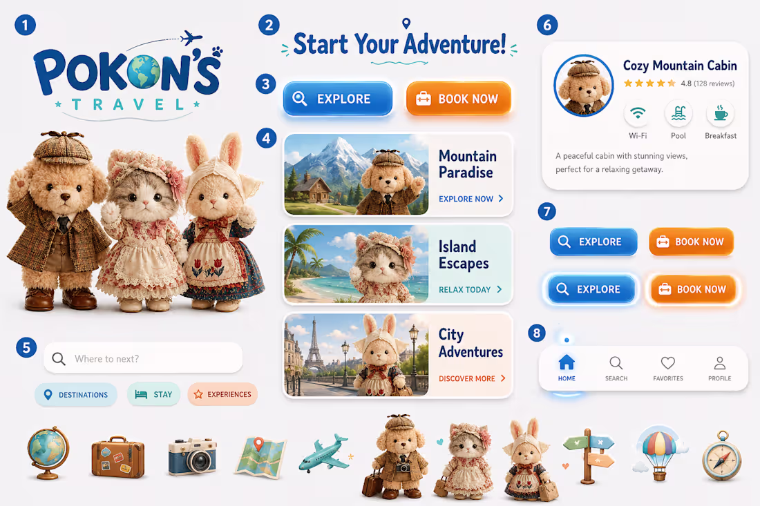 Cover image for Project Title: Pokon's Travel App