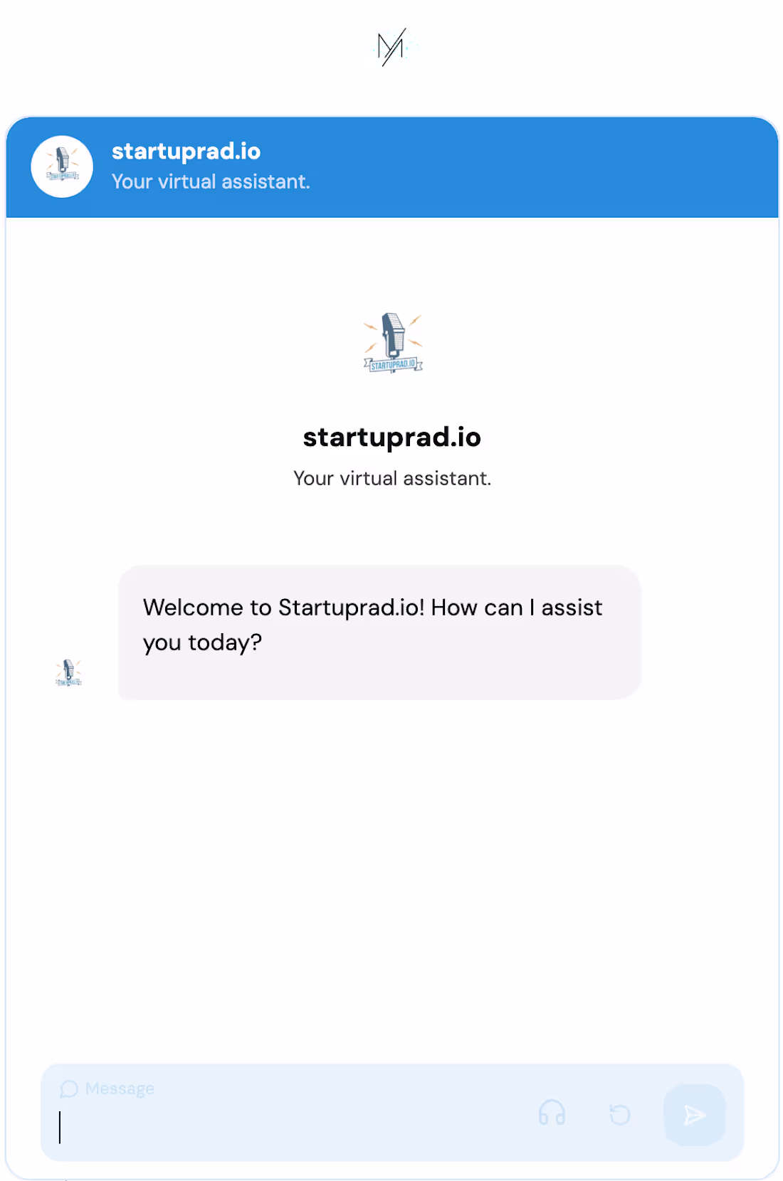 Cover image for AI Chatbot Integration for Startuprad.io