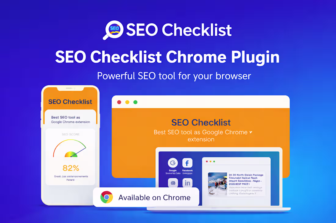 Cover image for SEO Checklist – Free On‑Page