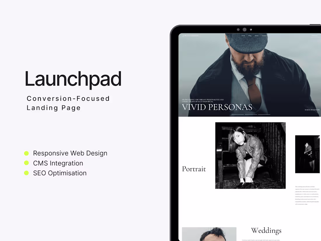 Cover image for Launchpad - Conversion-Focused Landing Page