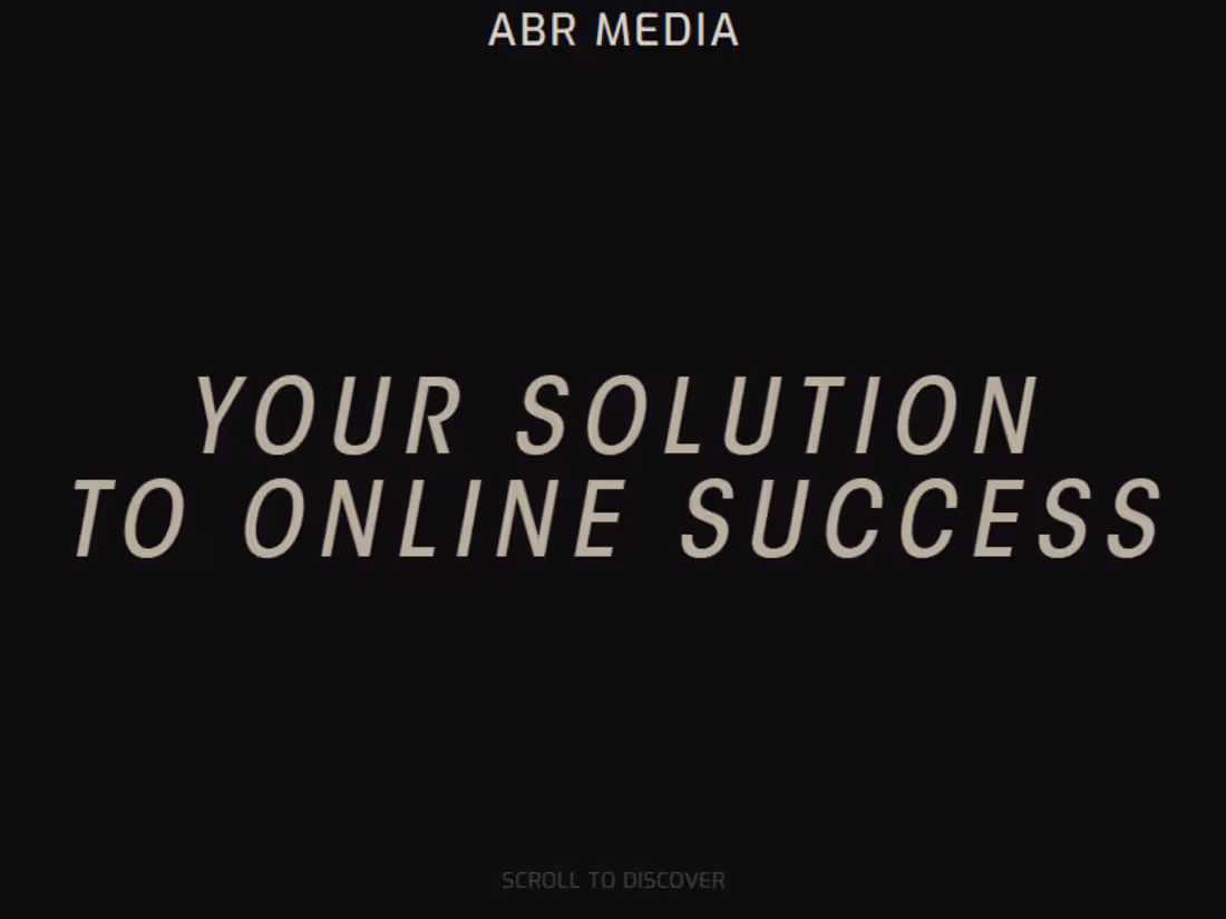 Cover image for ABR Media - Webflow Agency Page