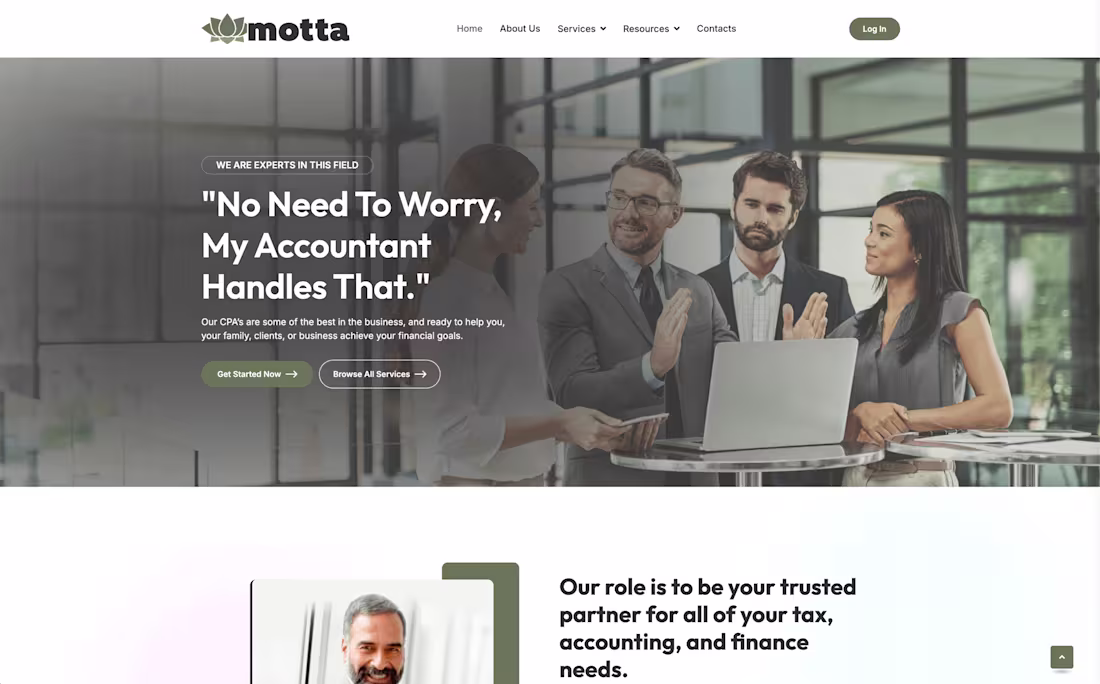 Cover image for Motta Financial