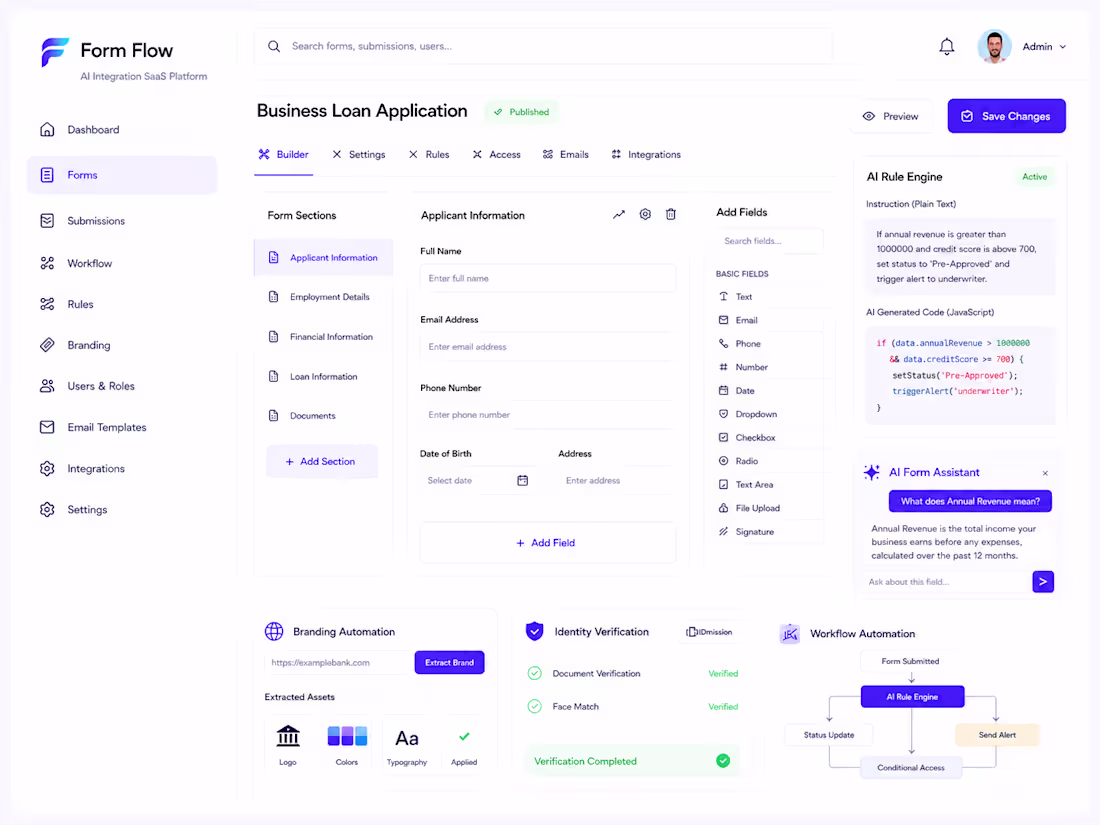 Cover image for Form Flow is a B2B