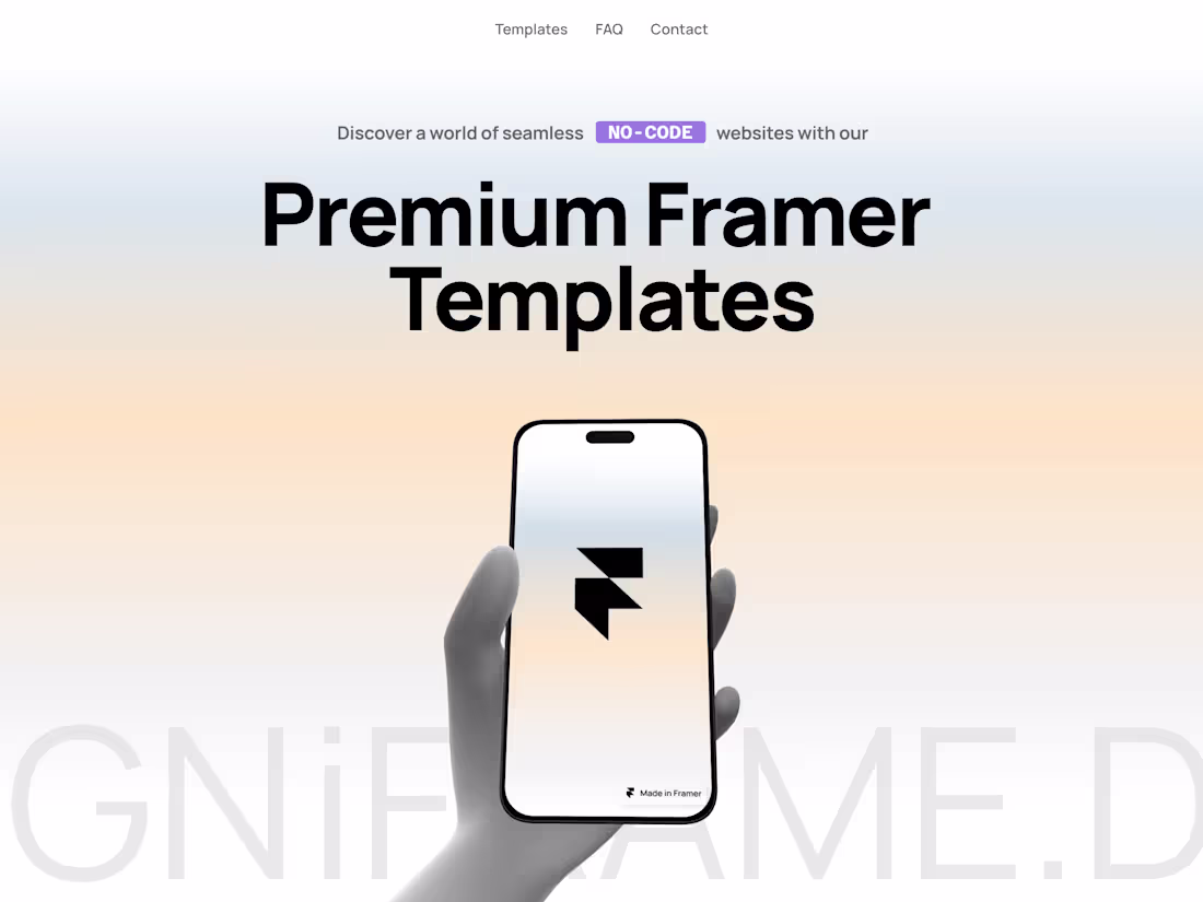 Cover image for Framer Templates by iframe.design