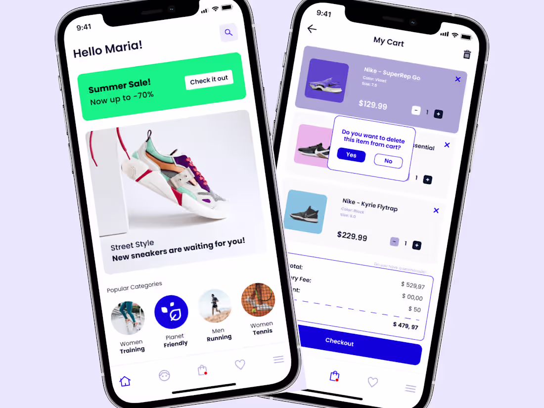 Cover image for E-commerce shop app
