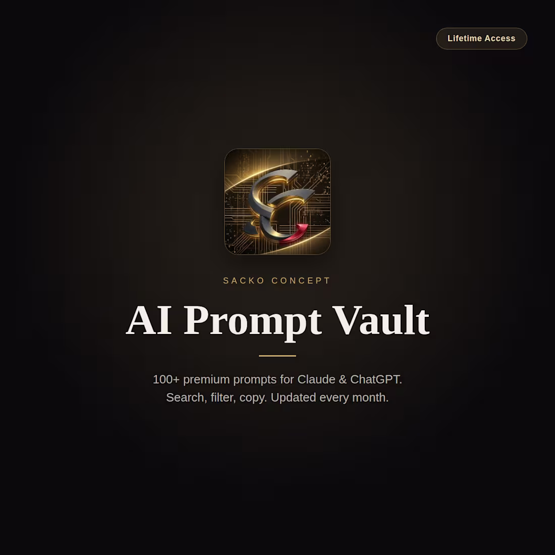 Cover image for AI Web Designer Vault — Pro Prompt Tool