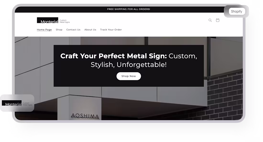 Cover image for From Etsy to Shopify: Launching a Custom Metal Sign Empire