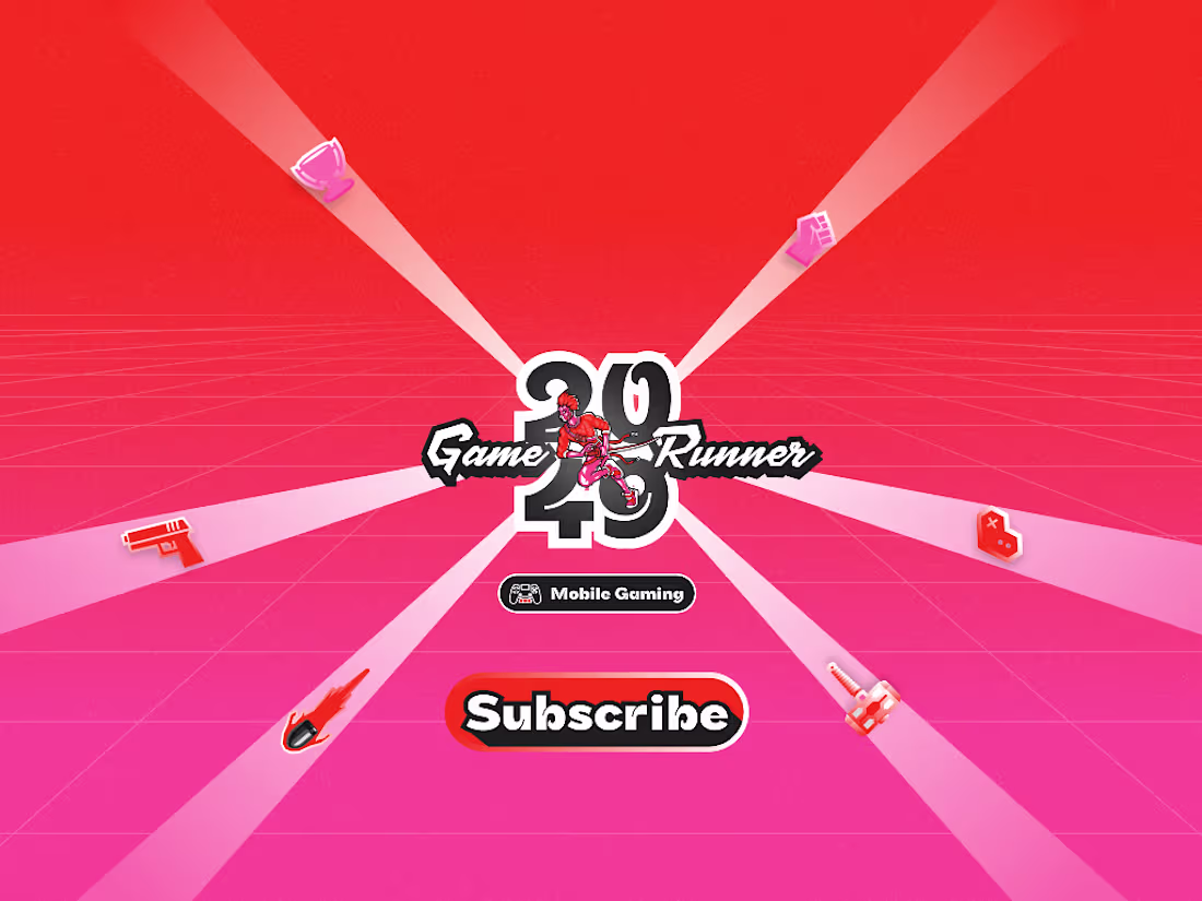 Cover image for YouTube Logo Reveal – Mobile Gaming Channel