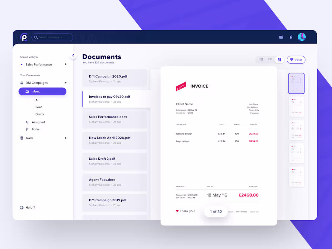 Cover image for Documents Split View - SAAS