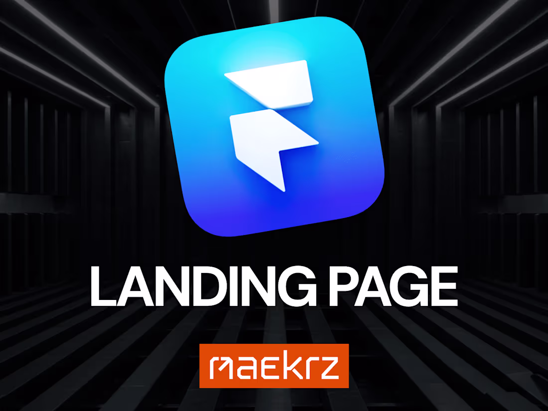Cover image for Framer ⚡️ Landing Page - Full Design & Development