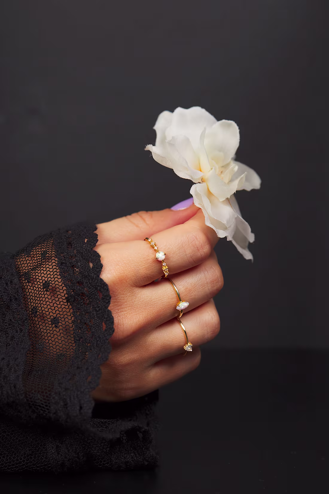 Cover image for Lifestyle model shot. Gold ring