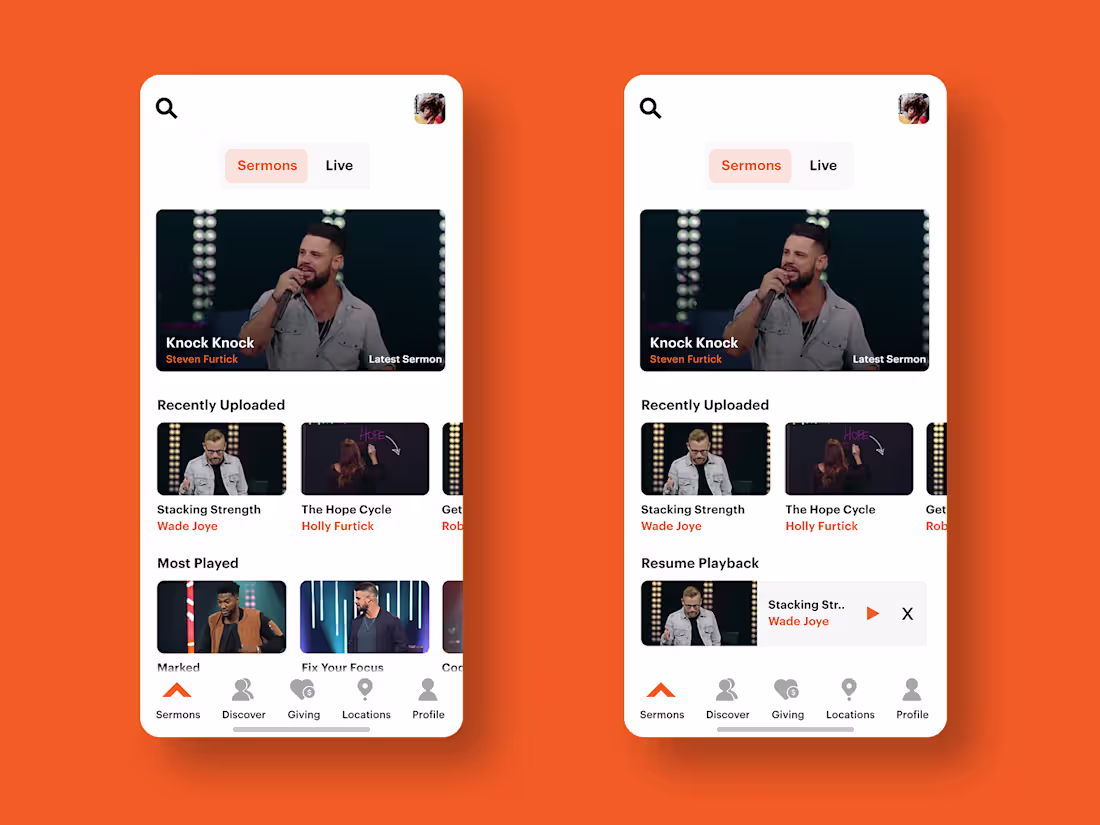 Cover image for Elevation Church Concept App