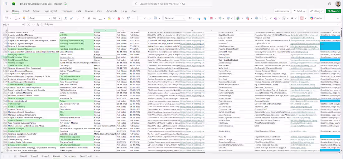 Cover image for Recruitment Jobs list with Hiring managers with Email creation