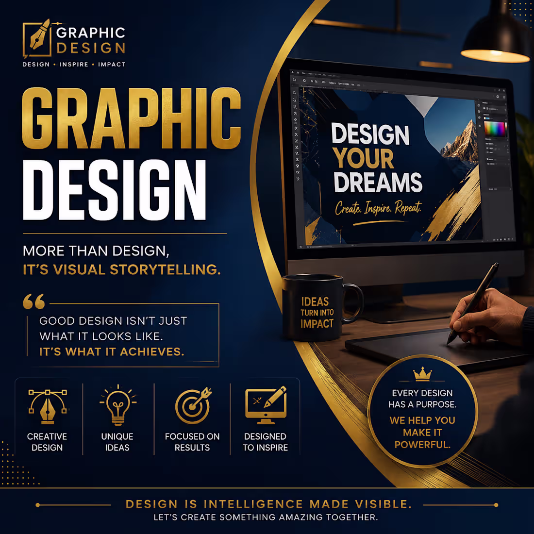 Cover image for "Professional Graphic Designer with expertise