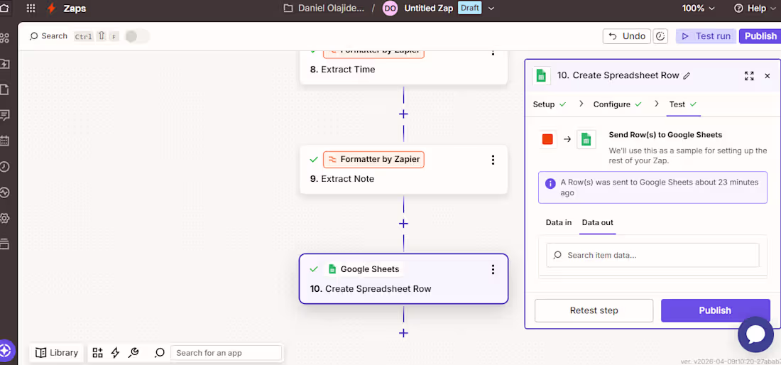 Cover image for Zapier Automations Workflow
