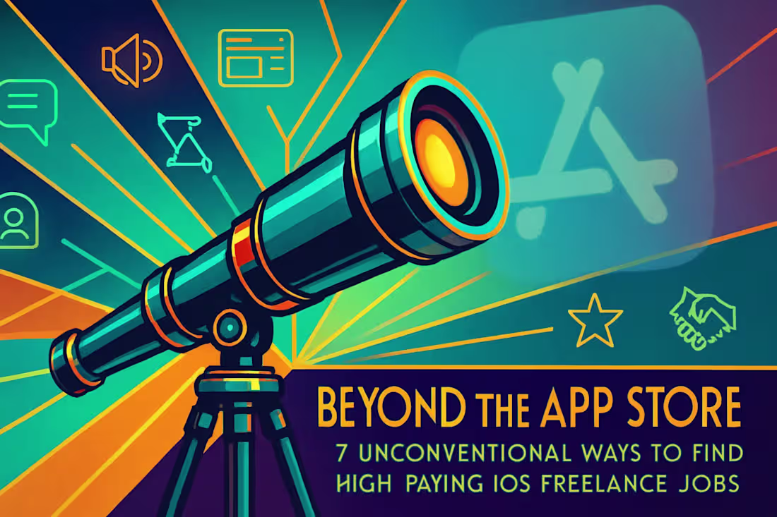 Cover image for Beyond the App Store: 7 Unconventional Ways to Find High-Paying iOS Freelance Jobs