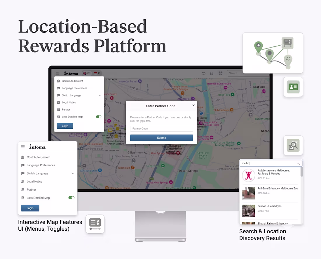 Cover image for Developed a Laravel-based location platform