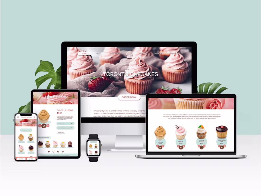 Cover image for  Toronto Cupcakes - Website