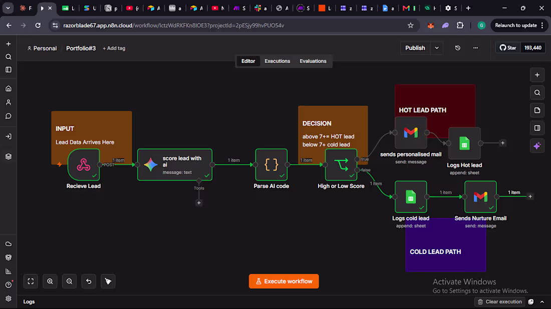 Cover image for Webhook recieves lead gemini scores