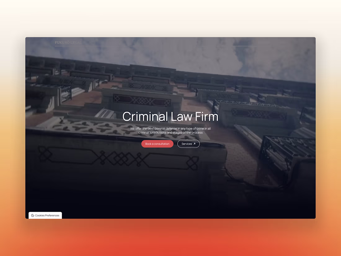 Cover image for Website Design & Development for Fukuro Legal