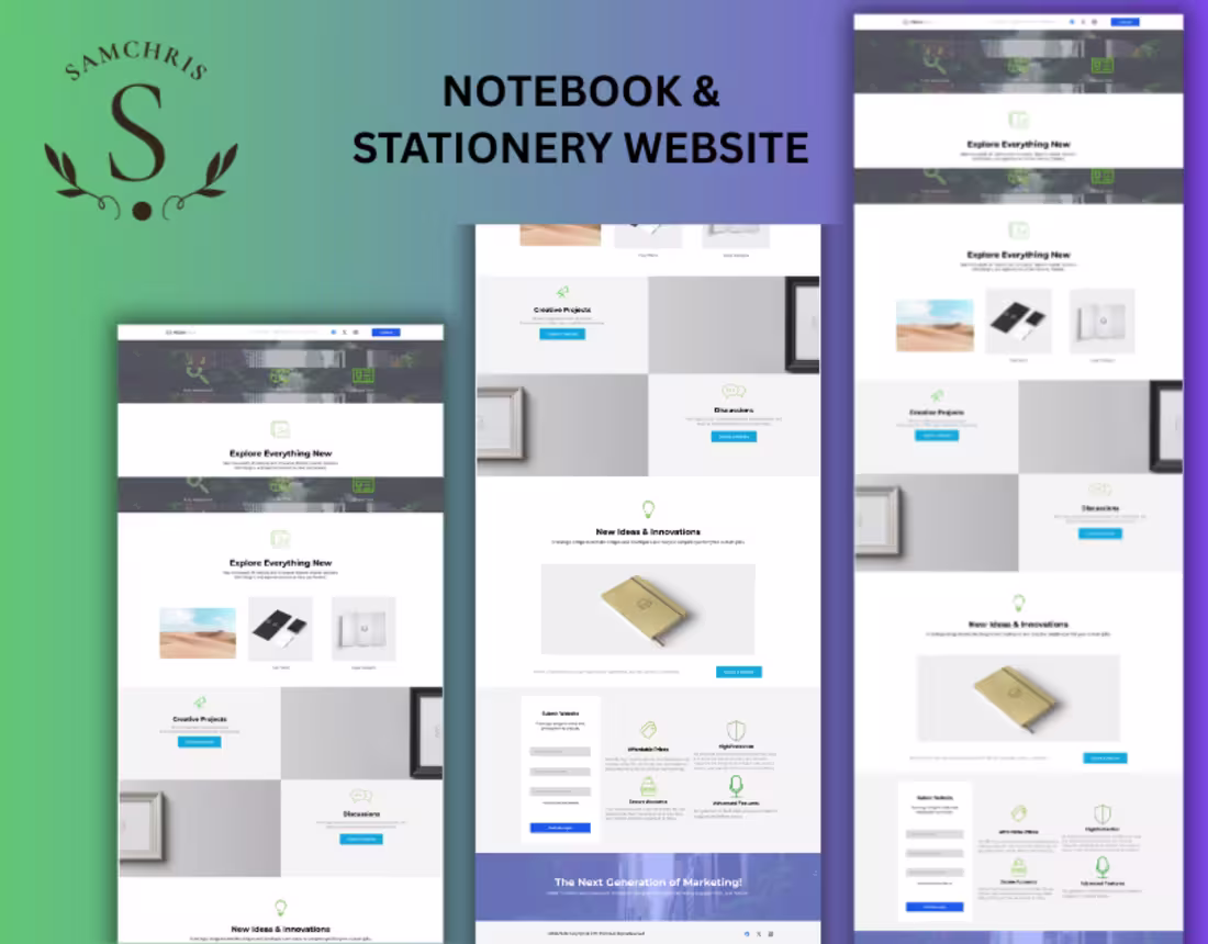 Cover image for 📓 Notebook & Stationery Shopify