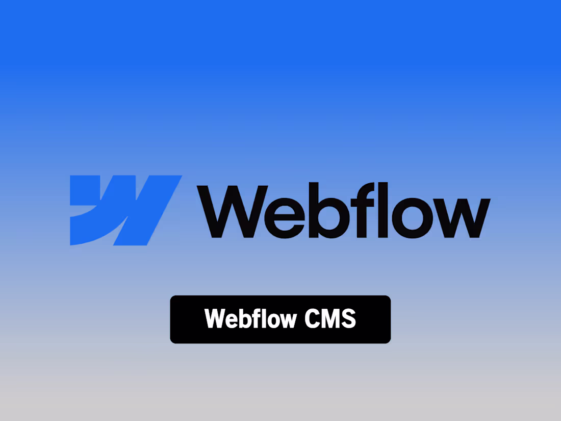 Cover image for Webflow CMS