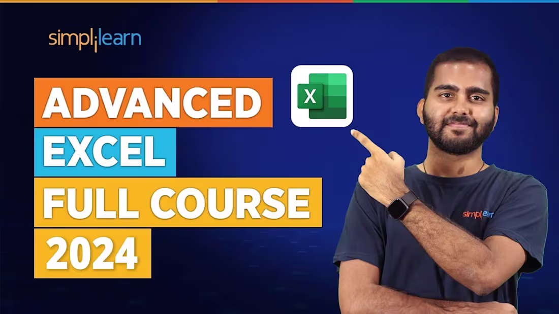 Cover image for Advanced Excel Full Course 2024