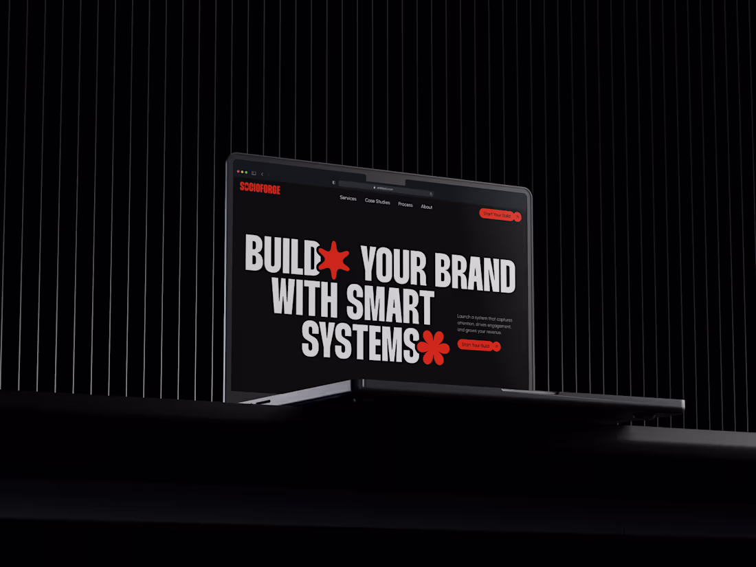 Cover image for SOCIOFORGE builds digital systems that help creators and bra...