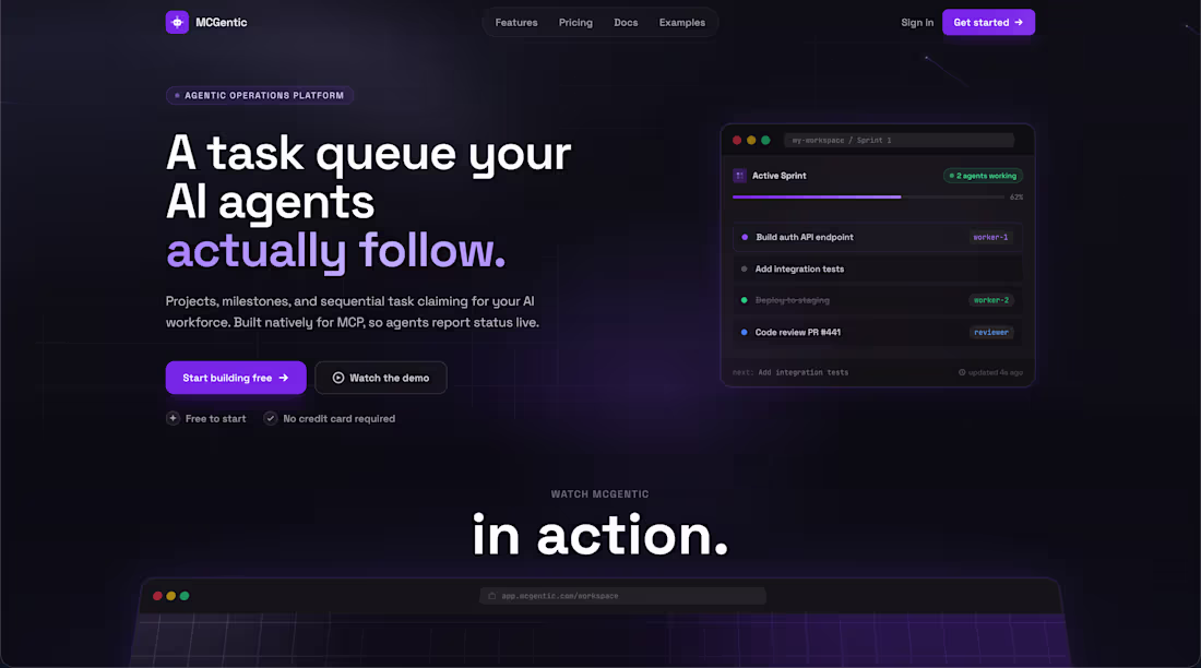 Cover image for A dark-mode SaaS landing page