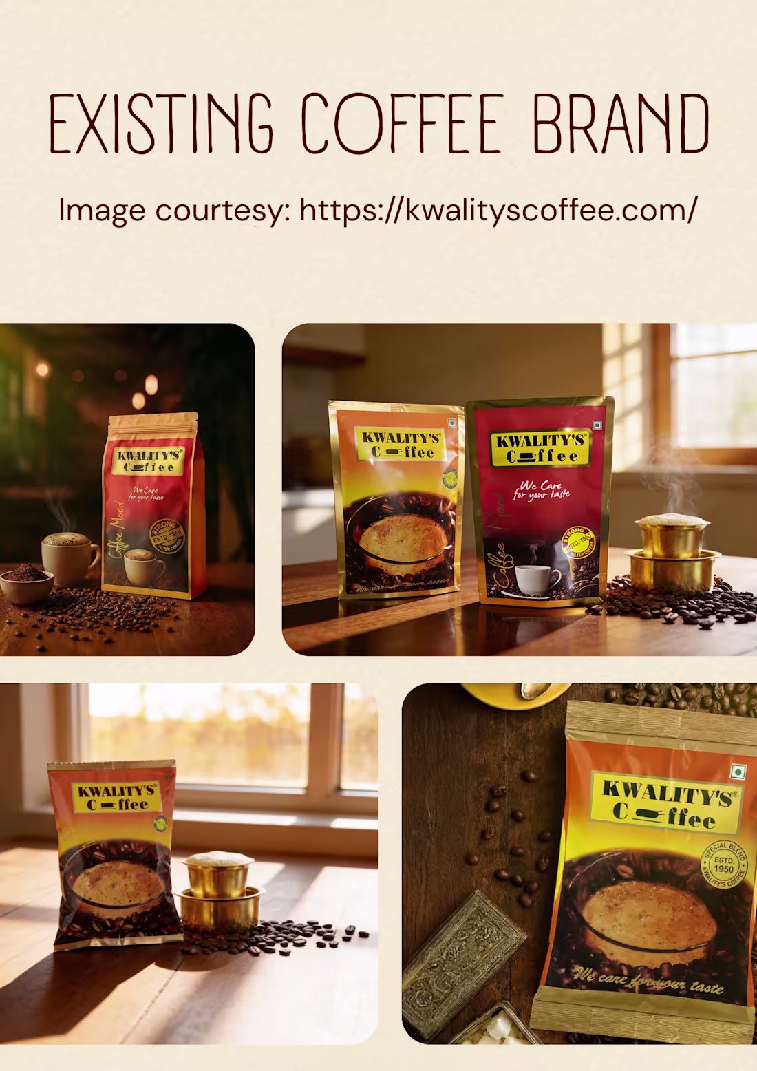 Cover image for Kwality’s Coffee Rebrand: Collaborative Semester