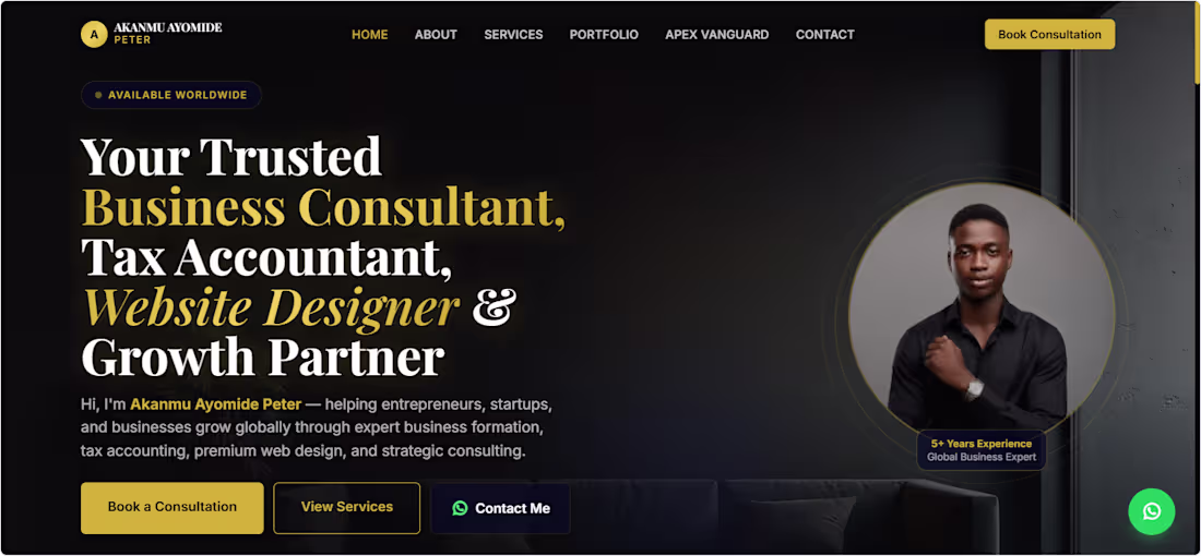 Cover image for A WEBSITE DONE FOR MY