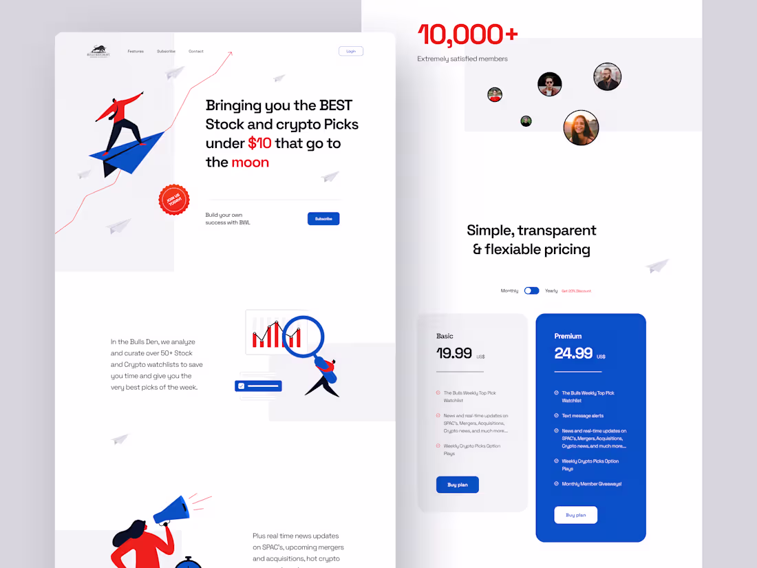 Cover image for Crypto Landing Page Design