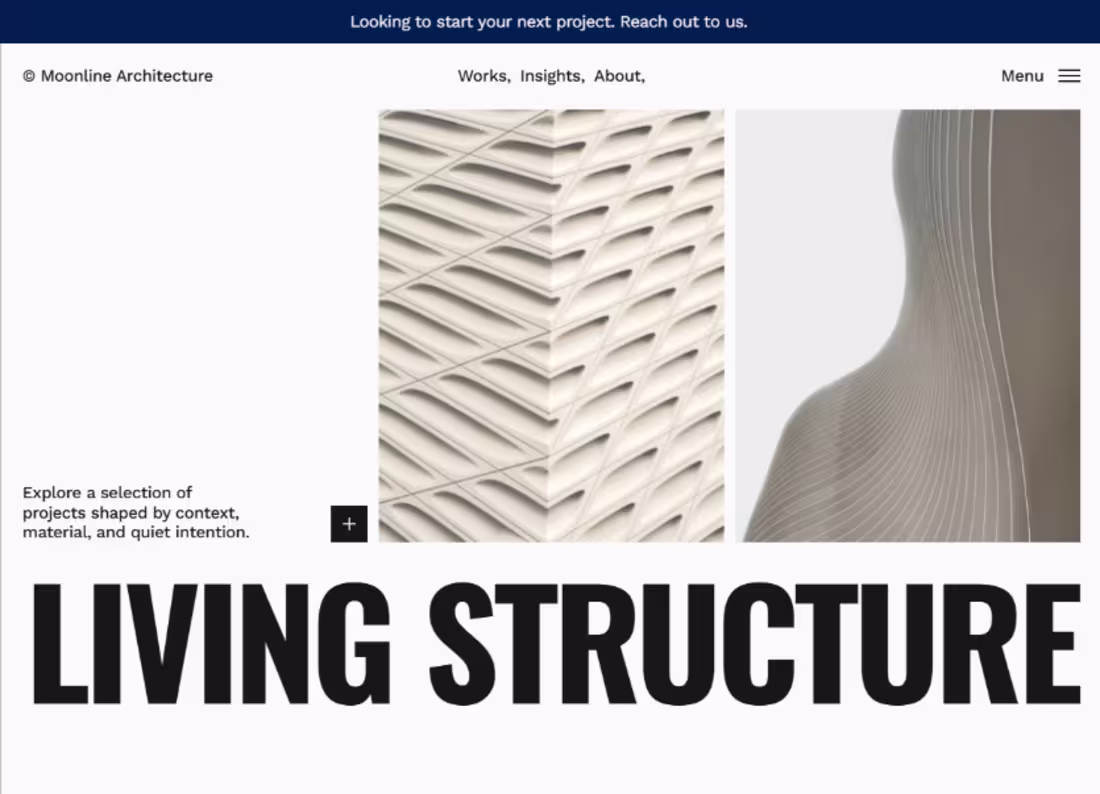 Cover image for Working on a website for architecture and so far, i m happy ...