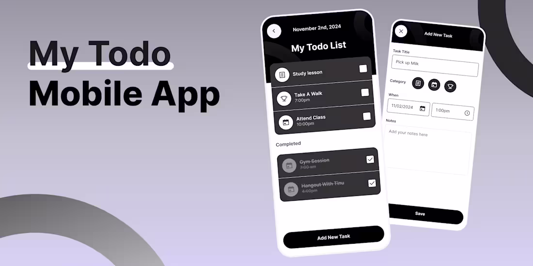 Cover image for My Todo Mobile app