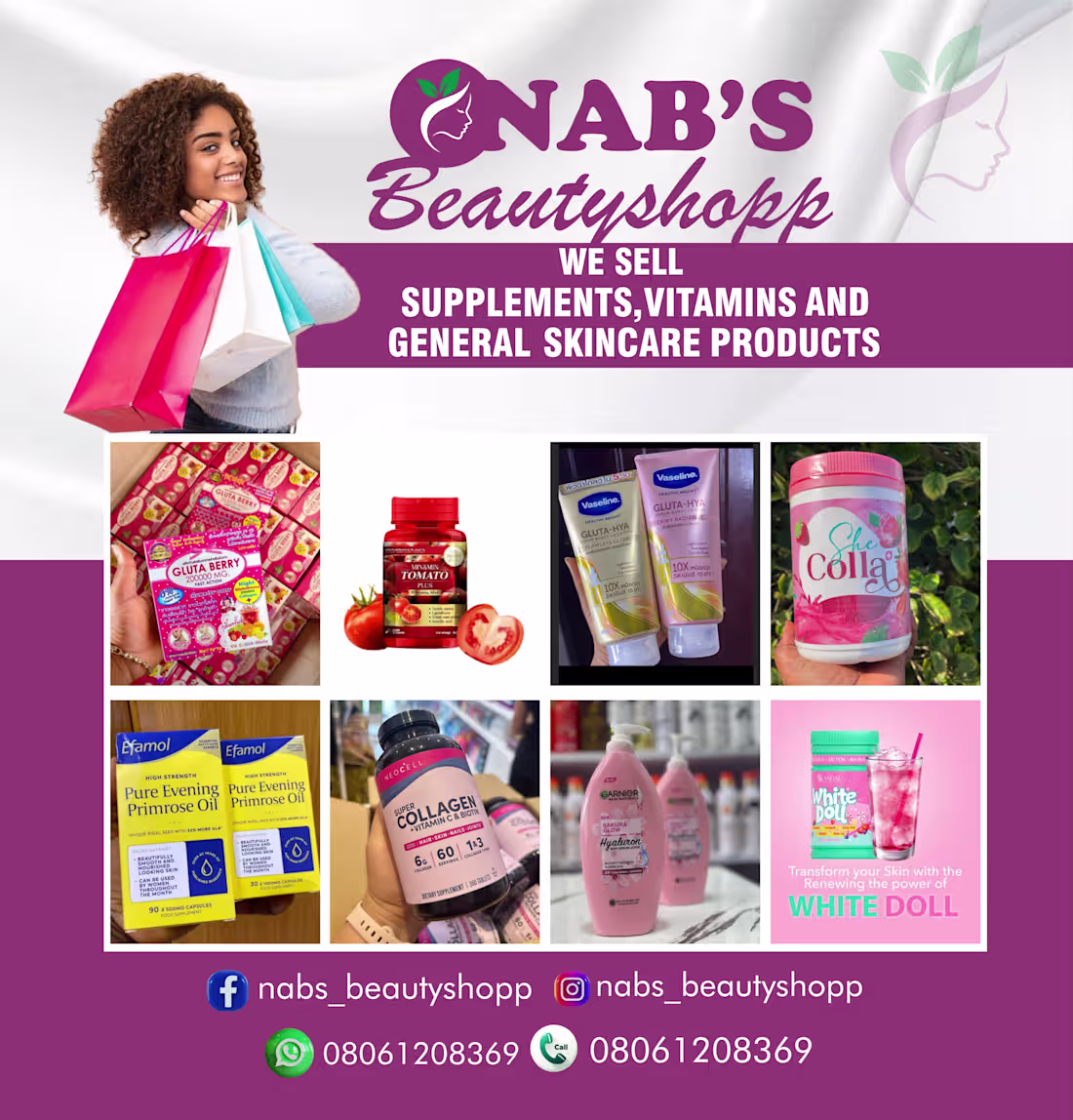 Cover image for Nab's beautyshopp 