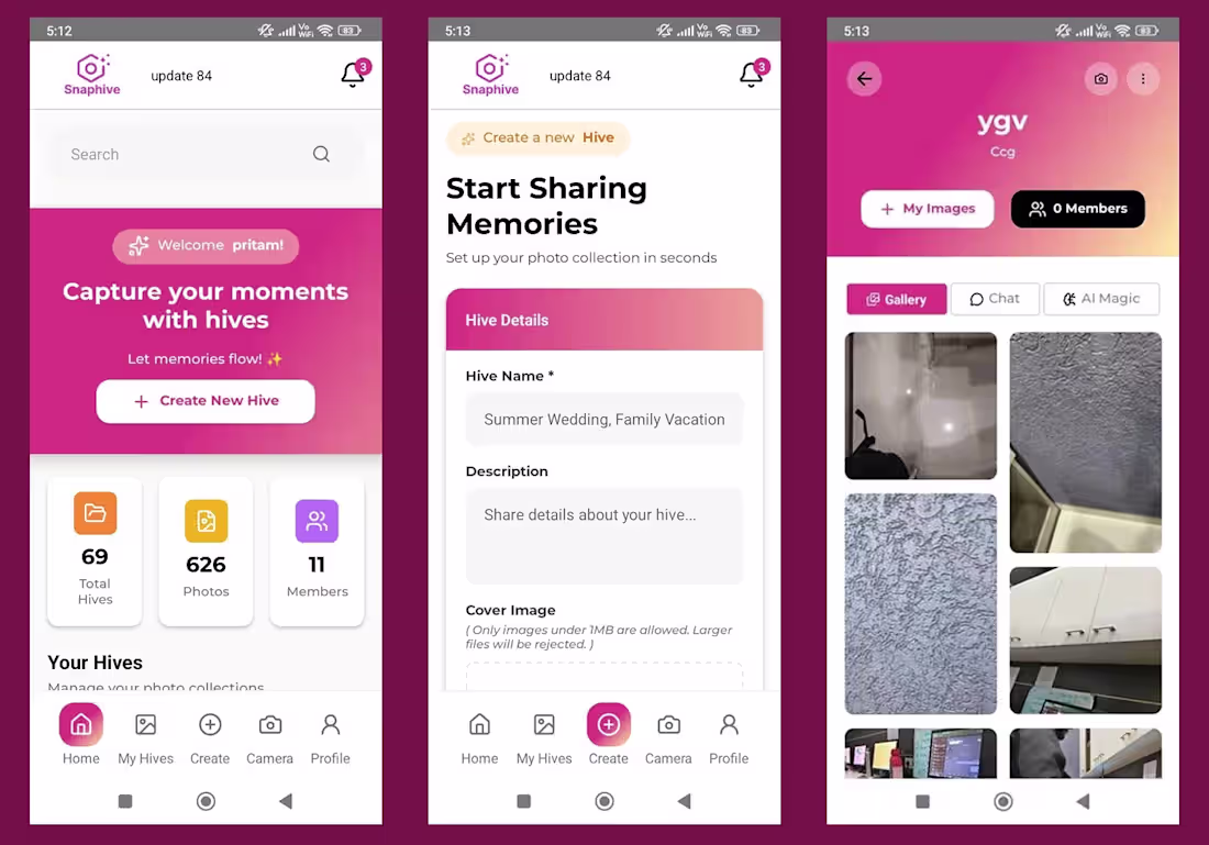 Cover image for Social Photo Sharing - Mobile