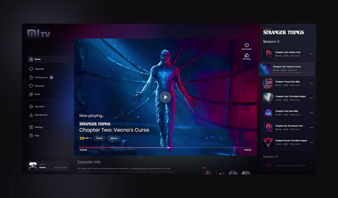 Cover image for MiTV App Dashboard