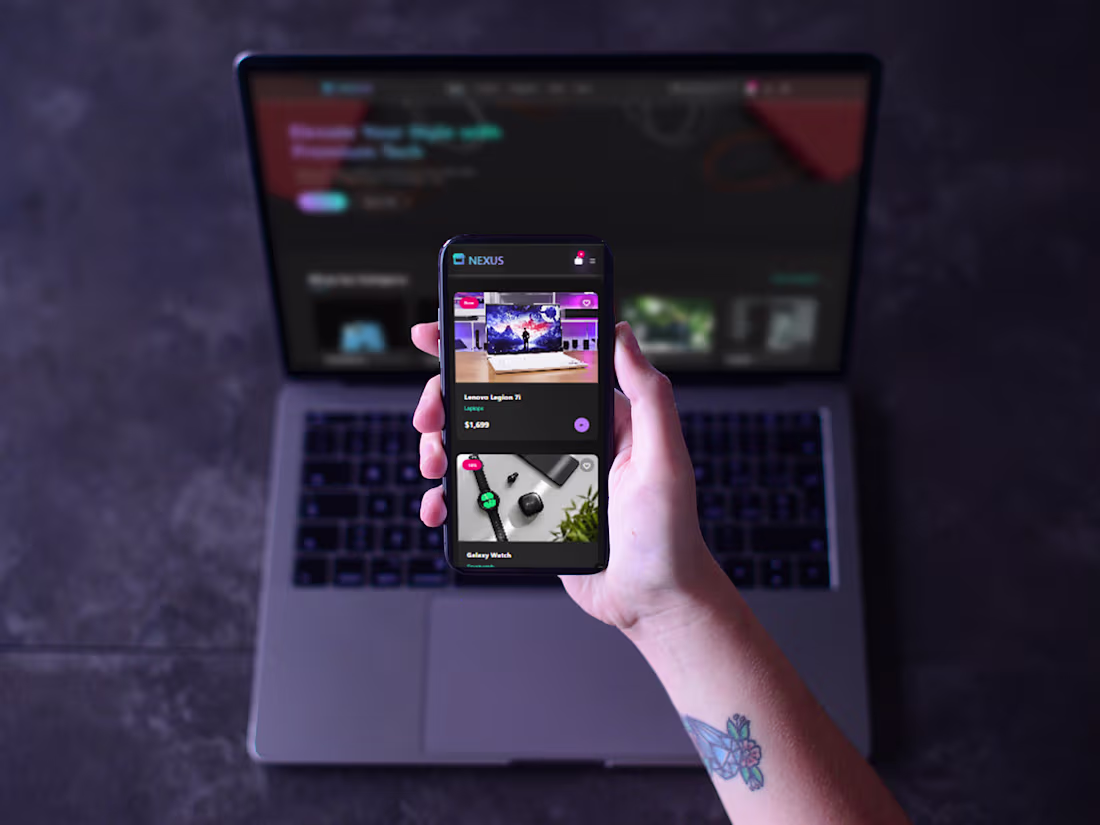 Cover image for Nexus – A Fully Functional, Responsive, and Modern E-commerc...