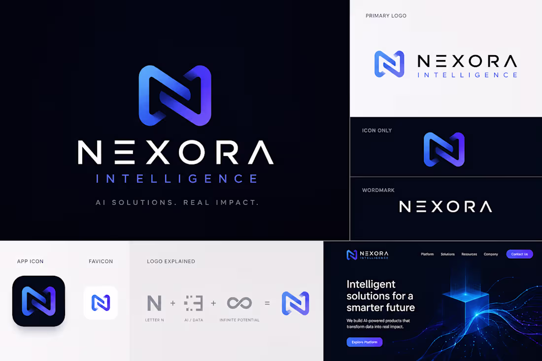 Cover image for Original AI/tech identity concept exploring