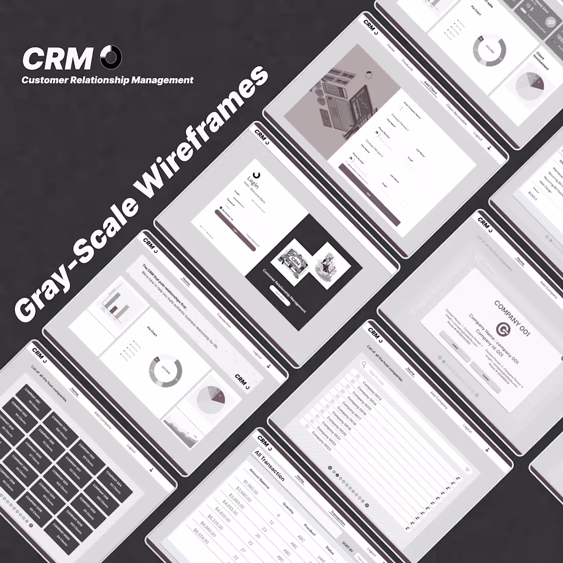 Cover image for CRM Dashboard UI – Clean