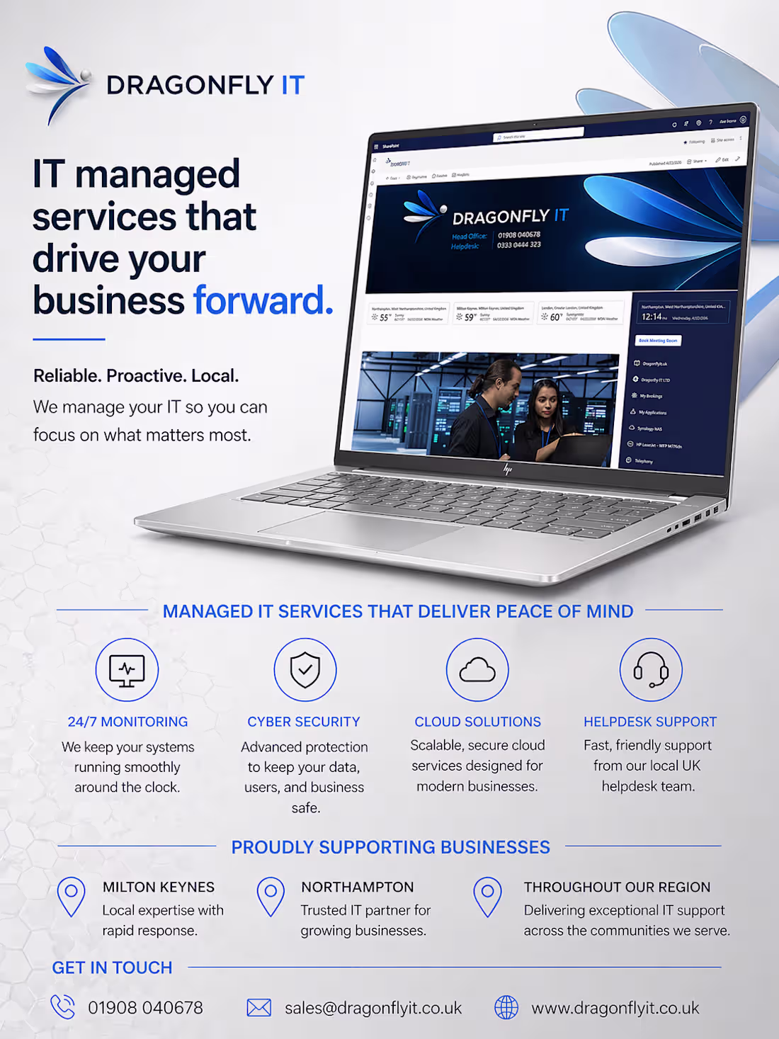 Cover image for "Discover Dragonfly IT’s premium managed