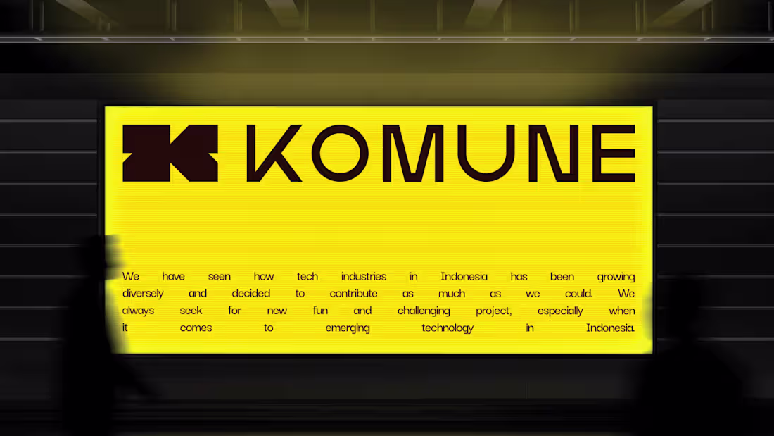 Cover image for Branding & Visual Identity for Komune