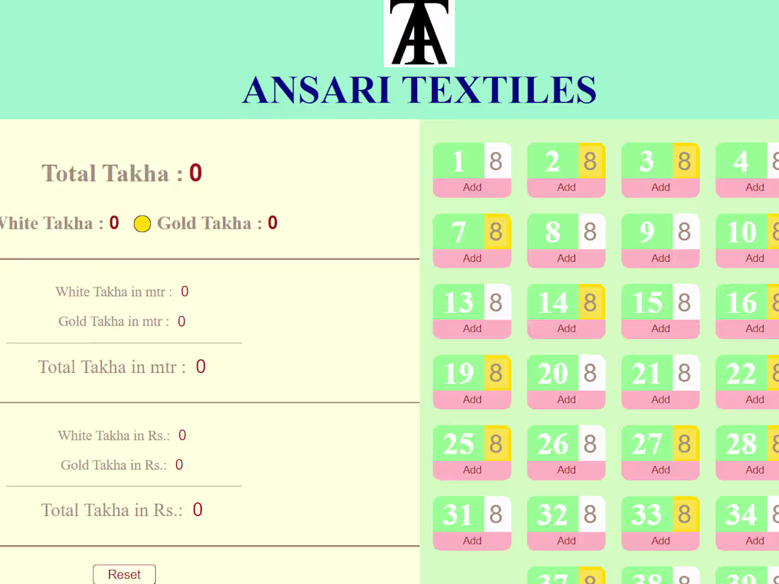 Cover image for Textile Management System